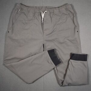 Myles Apparel Performance Tour Joggers 27" Grey X-Large Elastic Waste & Cuff